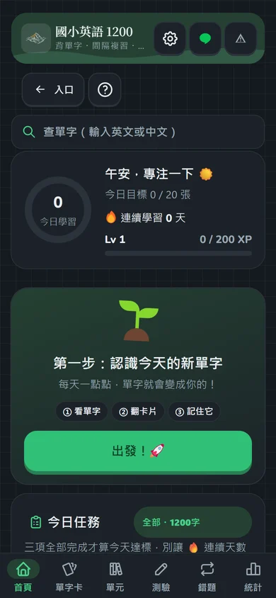 英文詞彙 1200 畫面