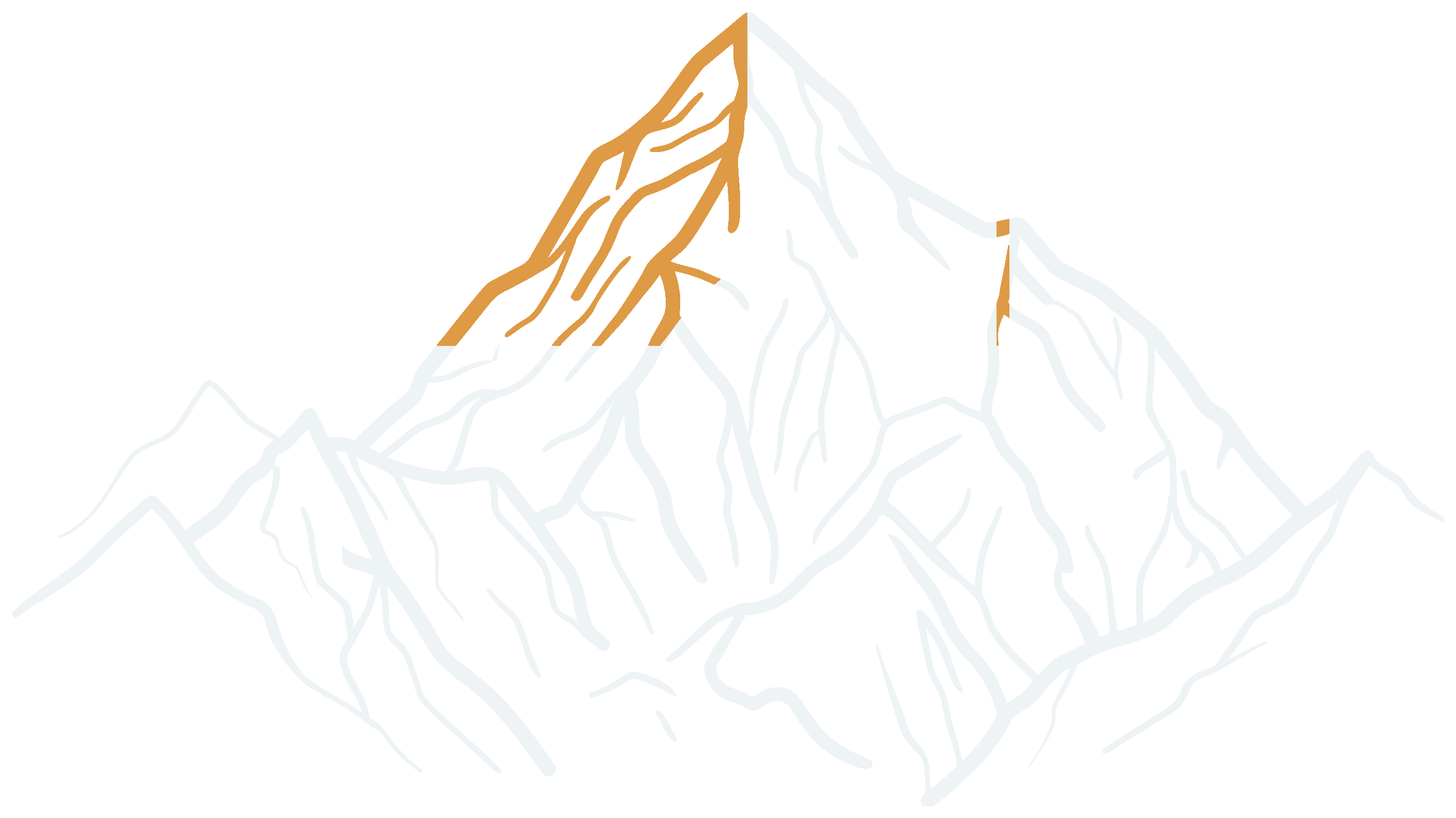 喬戈里峰山形線稿